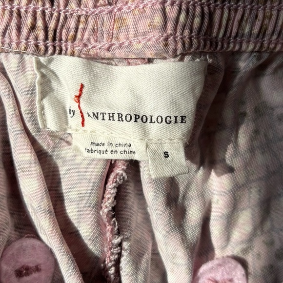 Anthropologie Orana Printed Pockets Joggers Pants In Pink Snakeskin Size Small - Picture 7 of 9